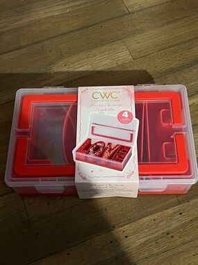 CWC Cook With Color Red Meal Prep/Storage Box